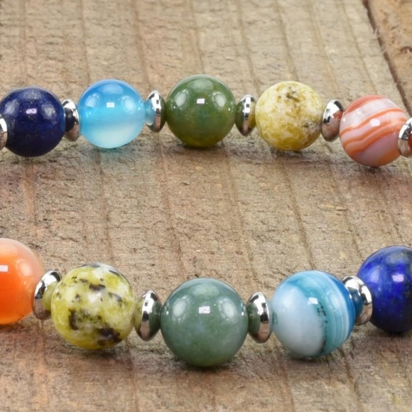 Jewelry - NWT Genuine Gemstone Healing Chakra Bead Bracelets
